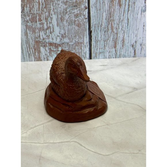 Vintage Red Mill Alcoa 25 Years Davenport Works Pottery Duck Figure '88 - Picture 4 of 7